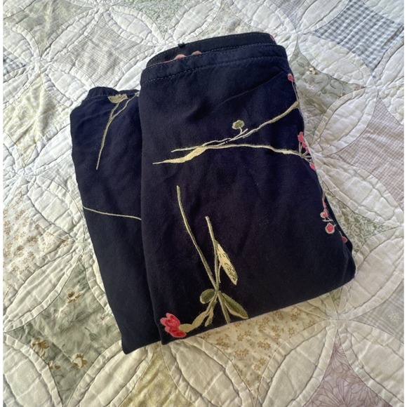 Energie Y2K Womens Midi Skirt Sz XL Floral Fairy Grunge Whimsigoth Fairycore 90s - Picture 16 of 16